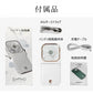 【送料無料】 首掛け扇風機 「ブルー」 ミニ扇風機 折畳み 風量調節 3000mAh 長時間稼働 5way 小型 携帯扇風機 ポータブル ハンディファン 熱中症対策