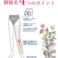 【ブラック　Ｍ～Ｌサイズ】着圧ストッキング 脚痩せ 美脚 保湿も叶える ローズの香り ブラック ベージュ レディース / NANO WALK ナノウォーク 脚線美
