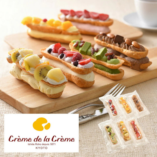 クレーム デ ラ クレーム プレミアムバトンシューアイスケーキ6個入 スイーツ アイスケーキ アイスクリーム【送料込み】【二重包装不可】【お届け不可地域：離島】
