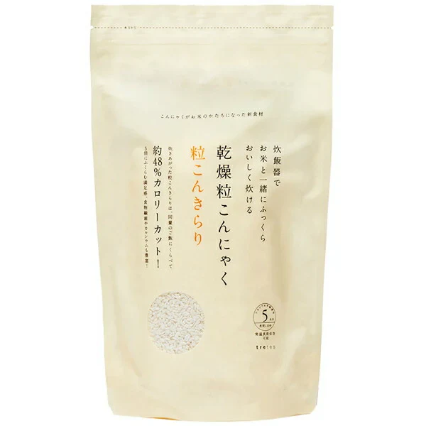 粒こんきらり 65g 5袋入×1袋 ダイエットフード こんにゃくのお米