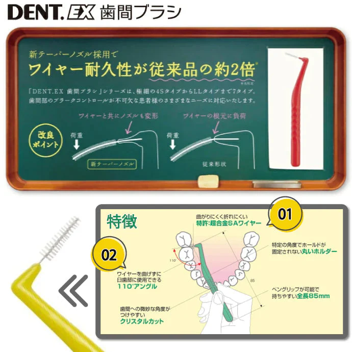 ライオン DENT.EX 歯間ブラシ S 1箱（4本入）【メール便送料無料】