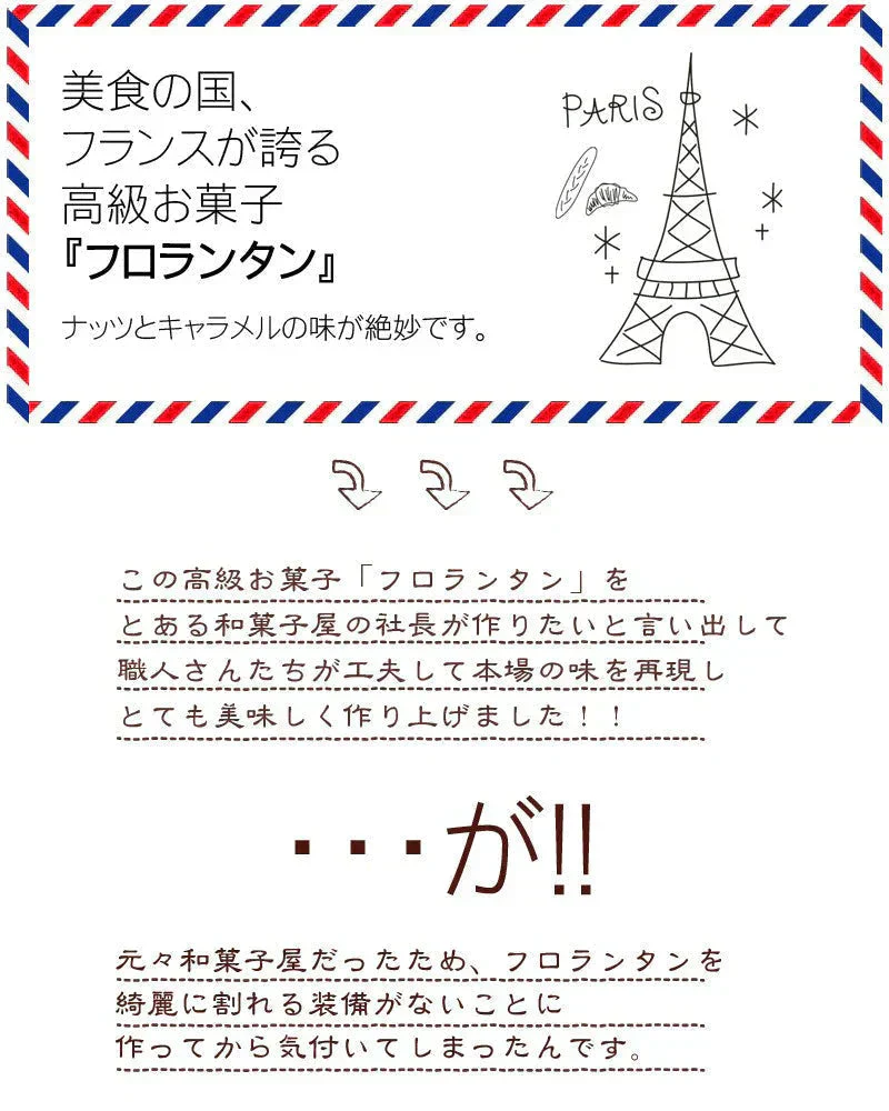 和菓子屋さんが作った カチ割りフロランタン 240g
