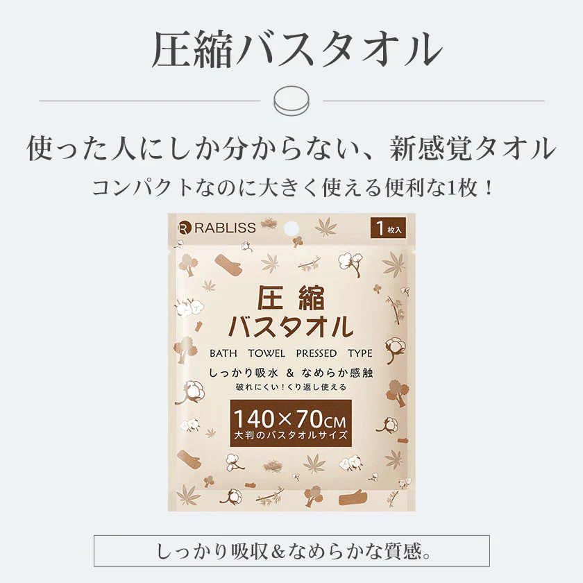 【予約販売・8月31日順次発送】【防災グッズ・100％植物繊維使用】＼1枚入り×10袋／圧縮バスタオル 1枚入リ 災害対策 防災グッズ 備蓄 避難 圧縮バスタオル 厚手 使い捨て 繰り返し使用 たっぷり吸水 なめらか感触 介護 防災 旅行 出張 掃除 非常用 アウトドア コンパクト 携帯 防寒グッズ【防災グッズがお得】