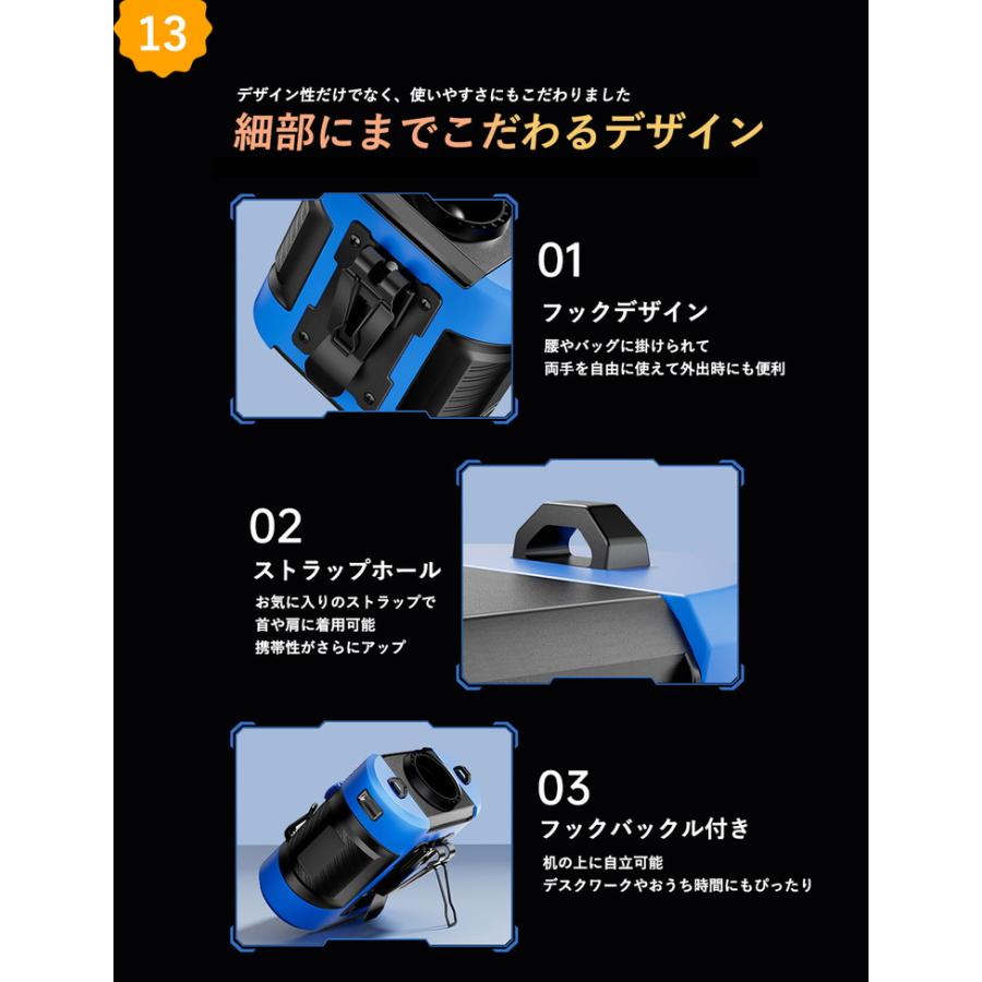 腰掛け扇風機 強力 腰掛けファン 2025最新モデル上位版 8000mA 卓上扇風機 扇風機 小型 腰当て 首かけ ハンディファン 冷却 携帯扇風機 熱中症対策グッズ xjj2027438-1(オレンジ)