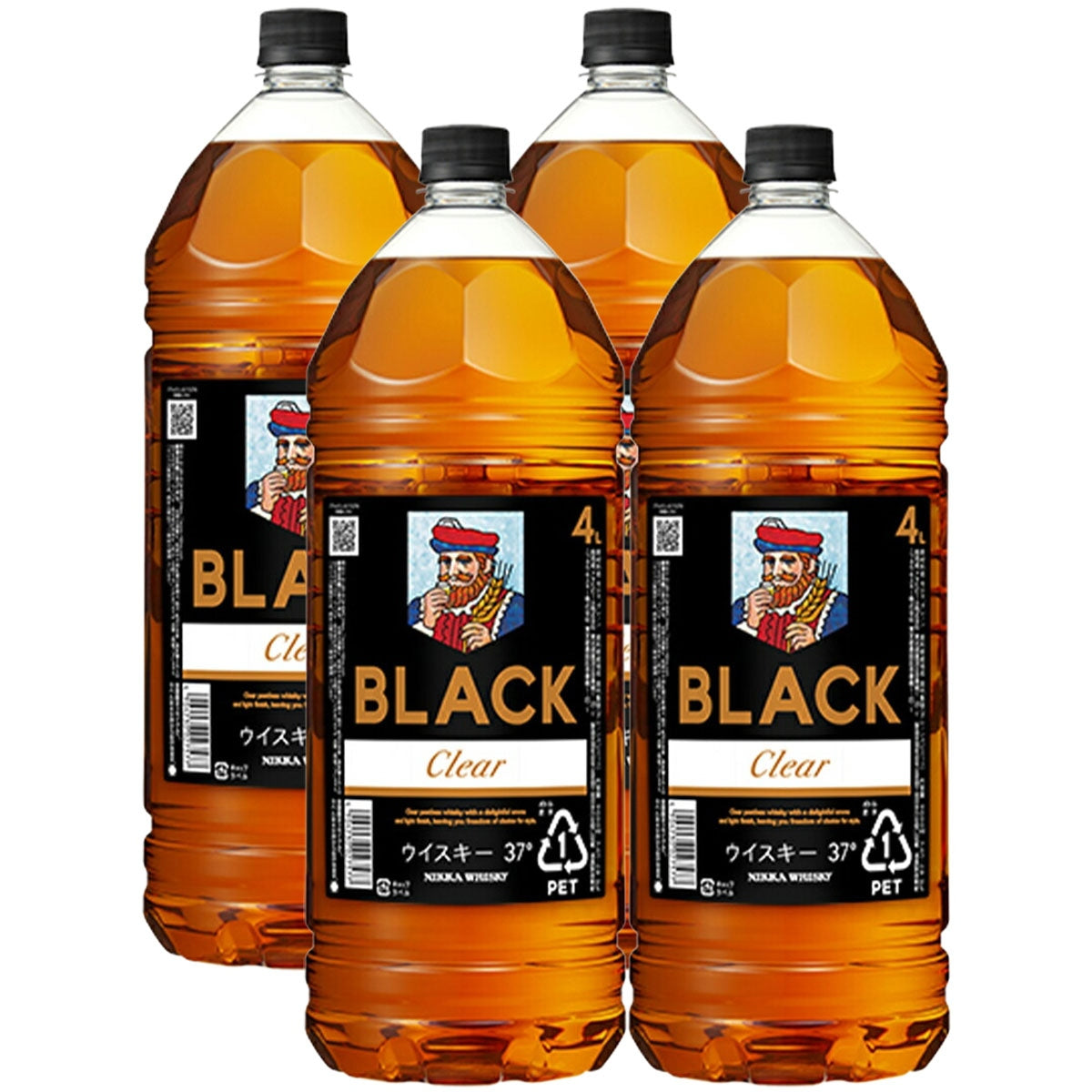ニッカ ブラックニッカ クリア 4L×1ケース/4本