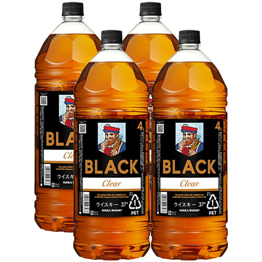 ニッカ ブラックニッカ クリア 4L×1ケース/4本