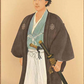 掛軸「龍馬」長江桂舟筆 [ 収納箱 10年保証 品質保証付き 肖像画 大河ドラマ 坂本龍馬 受注生産 床の間 龍馬伝 和風 和室 和 掛け軸 日本製 国産 国内産 名画 縁起物 プレゼント 画寸 送料無料 ]