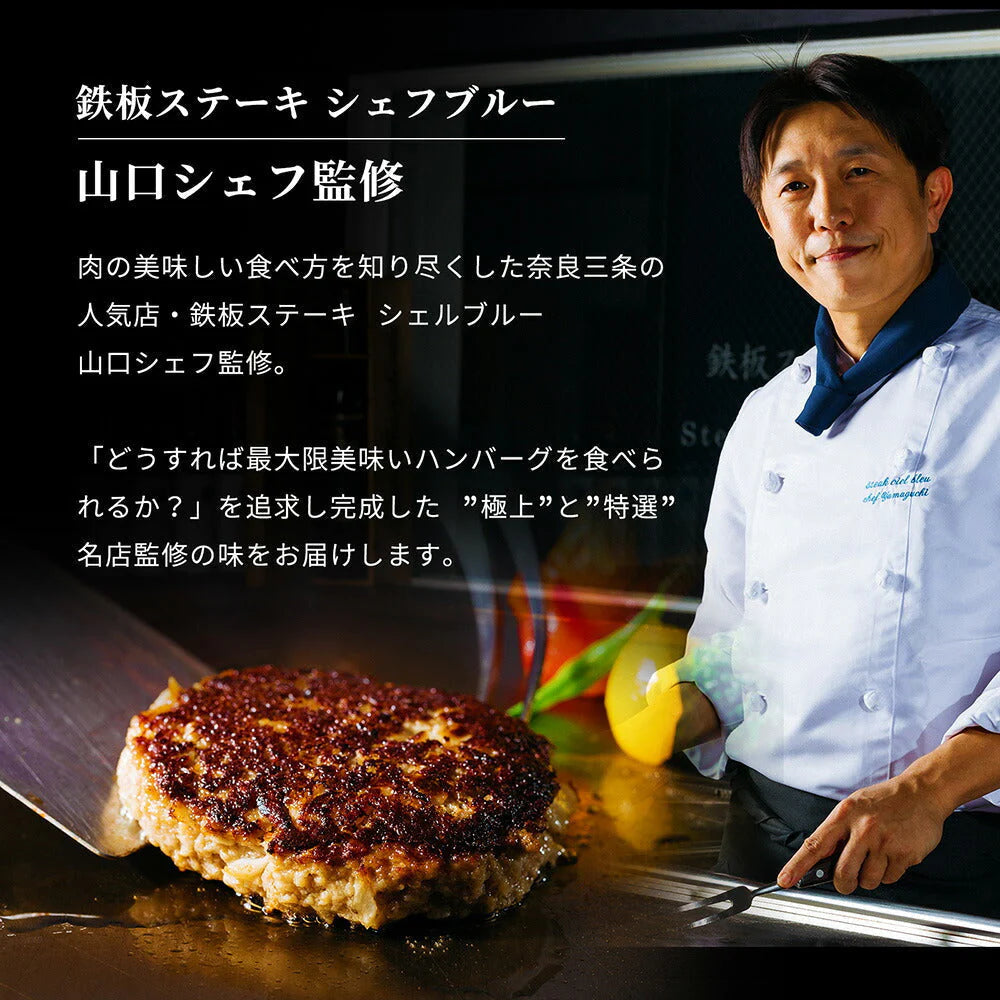 ステーキ屋さんの特選牛生ハンバーグ 生駒-Ikoma-【送料込み】【お届け不可地域：北海道・沖縄・離島】