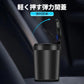 即納商品 車用灰皿 led付き 取り外し簡単 ふた付き 灰捨て簡単 便利 高温に強く自動点灯 弾力開蓋 金属製 夜間LED照明付き w375C(ブルー)