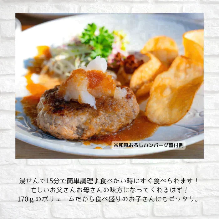 湯せんで簡単！煮込みハンバーグ食べ比べセット 4種 各3個（170g×12個）総重量2kg以上