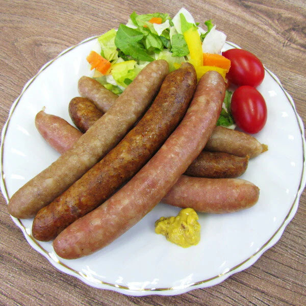 愛媛県特産品 ゆうぼく無添加ソーセージ3種セット①(荒挽き・ガーリック・チョリソー)