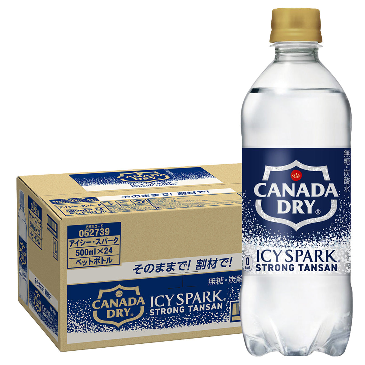 【送料無料】【炭酸水】ICY SPARK from カナダドライ 500ml ×24本