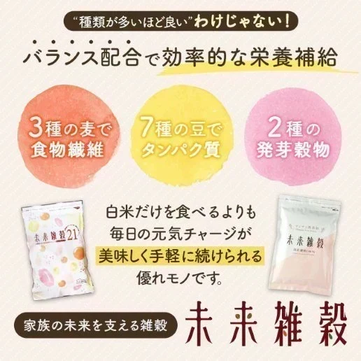 800g 完全国産 未来雑穀21+マンナン (400g×2袋) 雑穀米