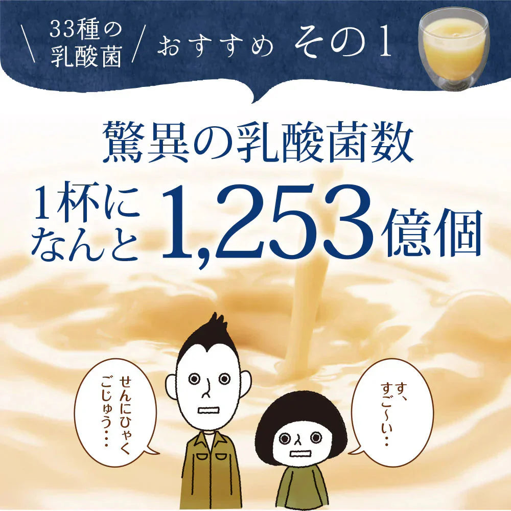 乳酸菌 サプリメント 粉末 33種の乳酸菌 30包入り 乳酸菌 メール便 送料無料 ダイエット 腸活