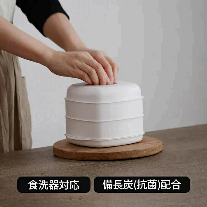 簡単♪蒸し料理 蒸し野菜 温野菜 スチーマー せいろ蒸し器 日本製 初心者 電子レンジ 食洗器対応 スチームクッカー フードスチーマー / 伊原企販 ふたしなセイロ