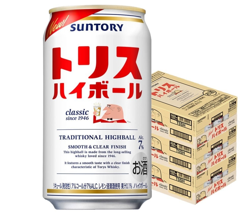【送料無料】サントリー トリスハイボール 350ml×3ケース/72本 【北海道・沖縄県・東北・四国・九州地方は必ず送料がかかります】