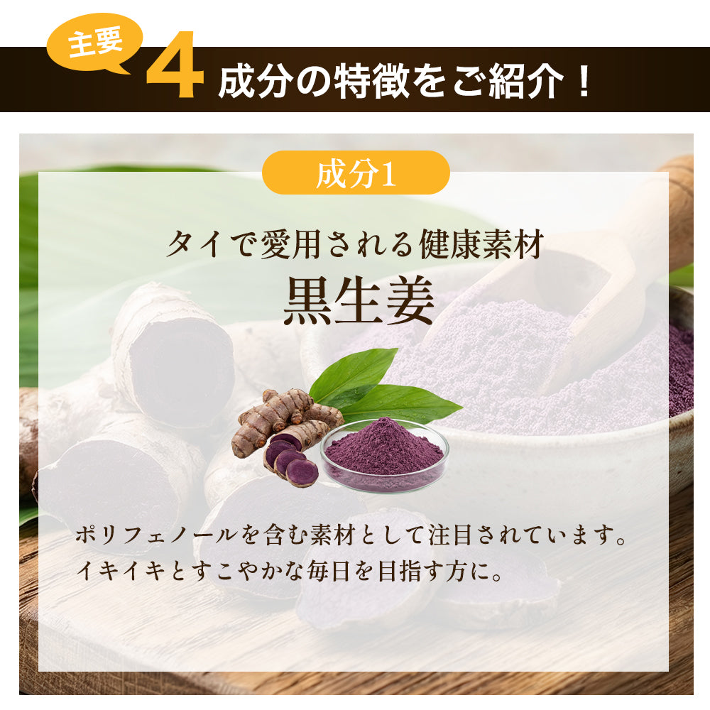 黒生姜入り　にんにく卵黄＋山人参カプセル《約3ヶ月分》生姜/にんにく卵黄サプリ/にんにくサプリ【大容量】
