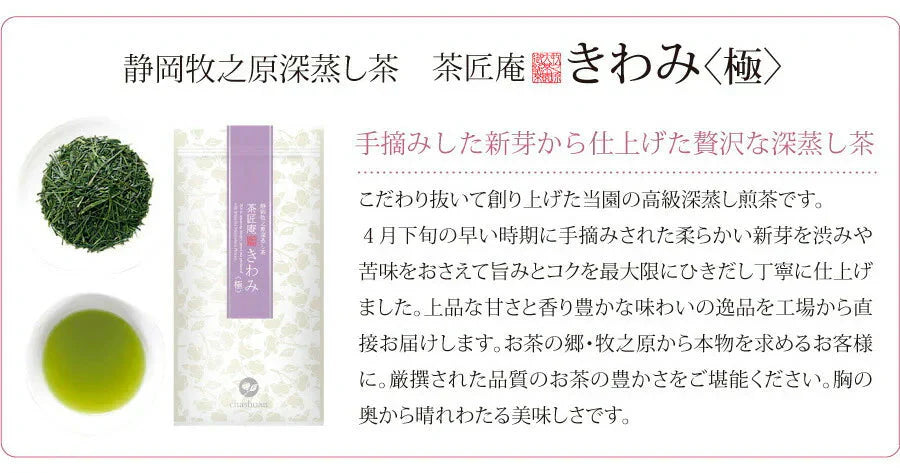 【2個セット】日本橋いなば園 静岡深蒸し茶 手摘み きわみ 100g ネコポス メール便送料無料