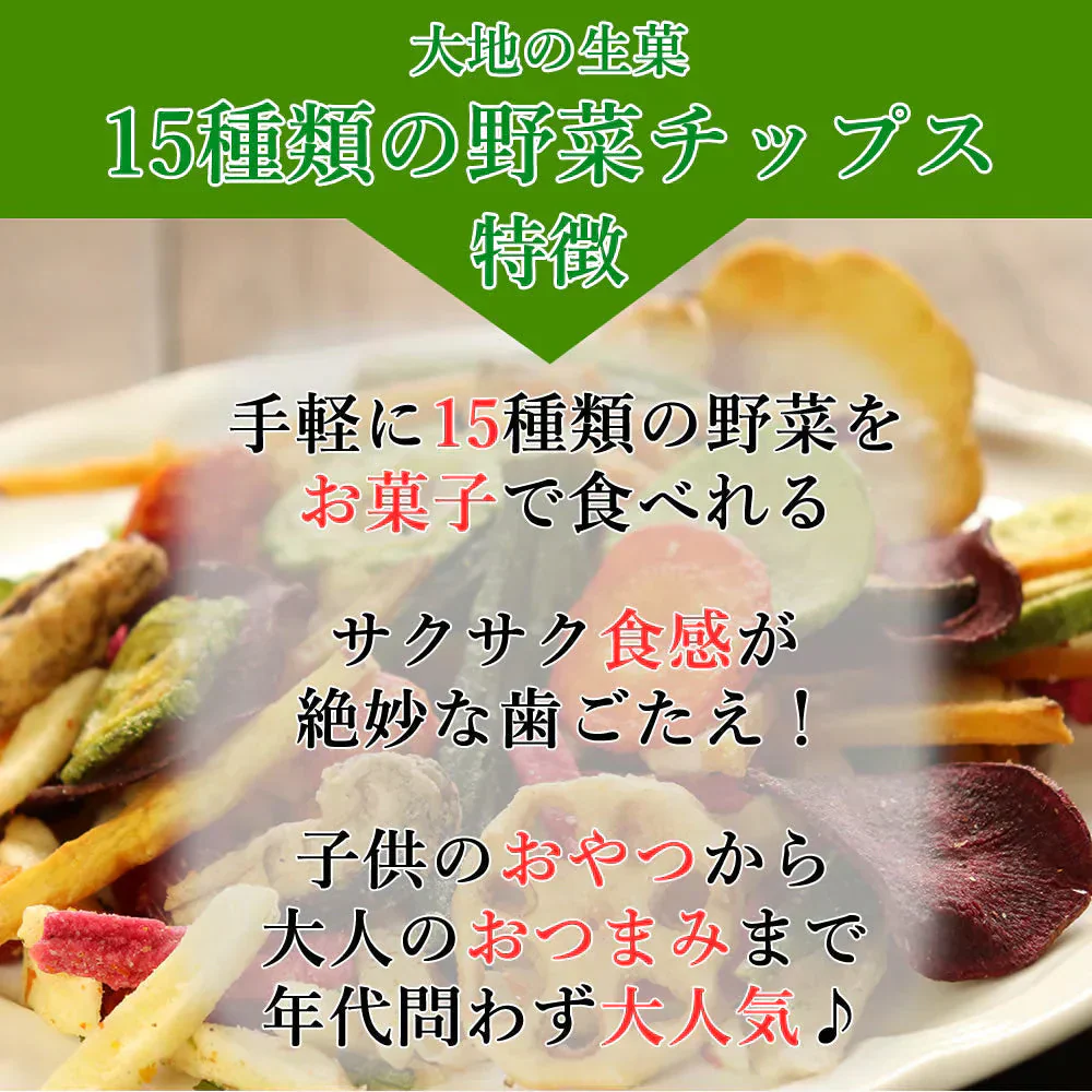 【230g】15種類の野菜チップス