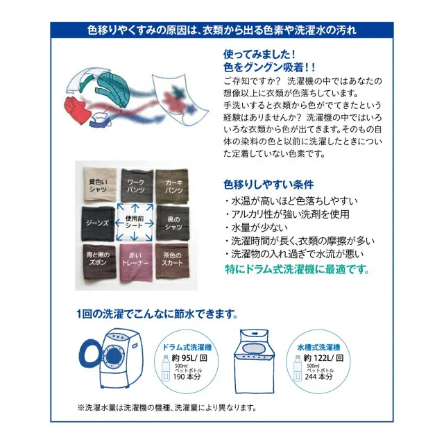 ドクターベックマン 色移り防止シート(30枚入)　3個　カラー＆ダートコレクター　ランドリーケア 洗濯 色物 色移り 防止　ドイツ ドラム式洗濯機 イーオクト Dr.Beckmann