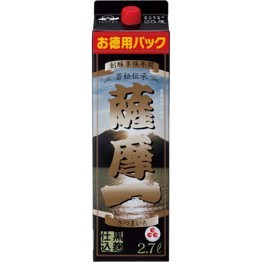 若松酒造 薩摩一 芋 25度 2700ml（2.7L）1本【ご注文は2ケース（8本）まで同梱可能です】