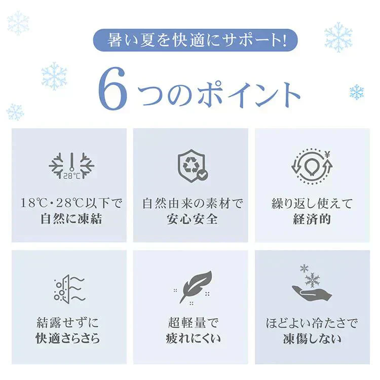 【Sサイズ・28度・ライトブルー】 爽快リング  ネッククーラー クールリング アイスネックリング ひんやり 接触冷感 18℃ 28℃ 首冷却 熱中症対策 首掛けリング 省エネ