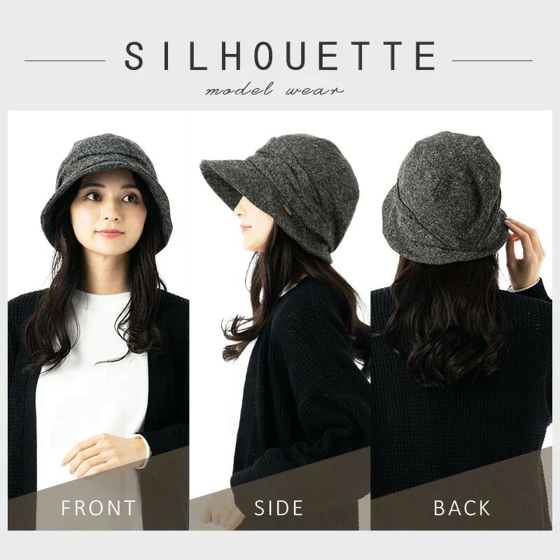 【XL58-61cm-ナイトレッド】【商品名：ミラクルキャスダウンHAT】