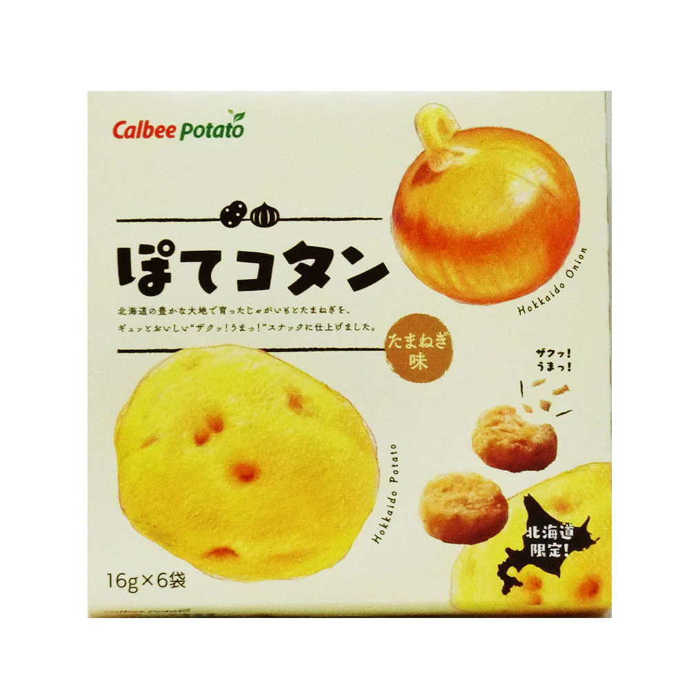 【北海道限定】カルビー・ポテト ぽてコタン 16g×6袋入×８個