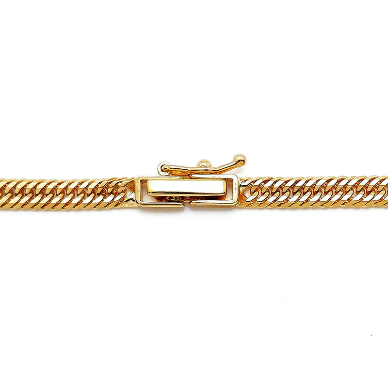 喜平ネックレス 18金 18K 造幣局検定マーク 新品 メンズ 12面カット トリプル編み 長さ50cm