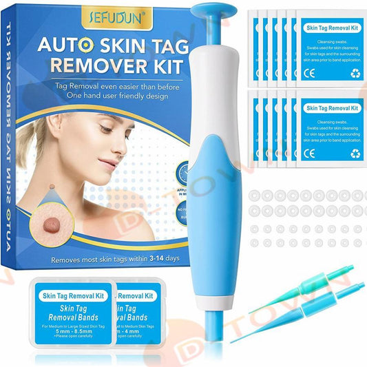イボ Skin Tag Remover スキンタグ除去キットSEFUDUN 、2-8mm 家庭用いぼ除去装置、マイクロスキンタグ治療ツール、スキンケアツールセット