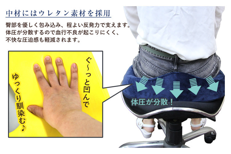 【ブラウン】椅子 クッション 腰痛 低反発 クッション 椅子用クッション 座布団 低反発クッション 骨盤クッション 健康クッション 骨盤矯正 姿勢矯正 腰 猫背 クッション オフィスチェア 椅子 いす チェア 車 ドライブ テレワーク