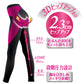 スリムウォーク認定販売店【美脚＆美尻レギンス（MLサイズ）】UVカット 吸汗速乾 消臭 骨盤 太もも 着圧 美脚 ピップ ビューアクティ