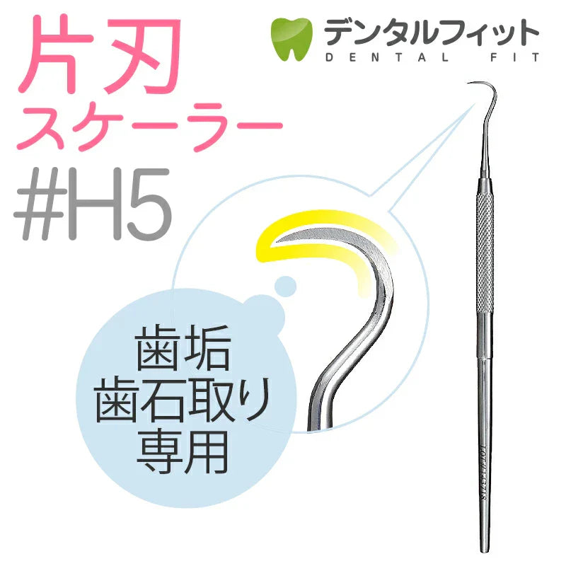 片頭（片刃）スケーラー #5 1本と#33 1本の2本セット【歯石取り ヤニ取り】歯科専売品【メール便送料無料】