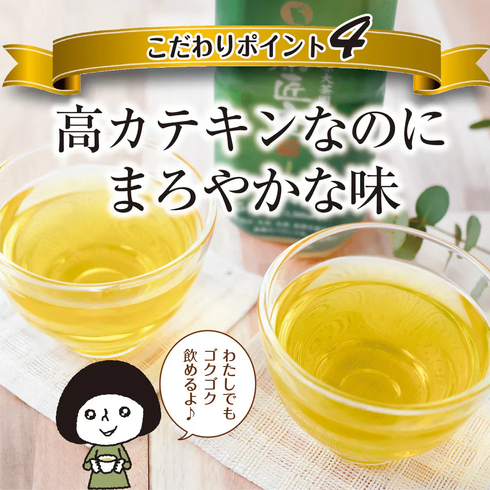 【機能性表示食品】茶匠庵 緑茶ペットボトル 500ml×24本