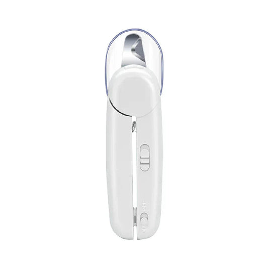 LEDライト付き ホワイト ペット用 爪切り 猫 犬 ペット 爪とぎ 白色 緑色 簡単 初心者 便利 引っかき傷 切りすぎ防止 握りやすい 小型ヤスリ収納 お手入れ