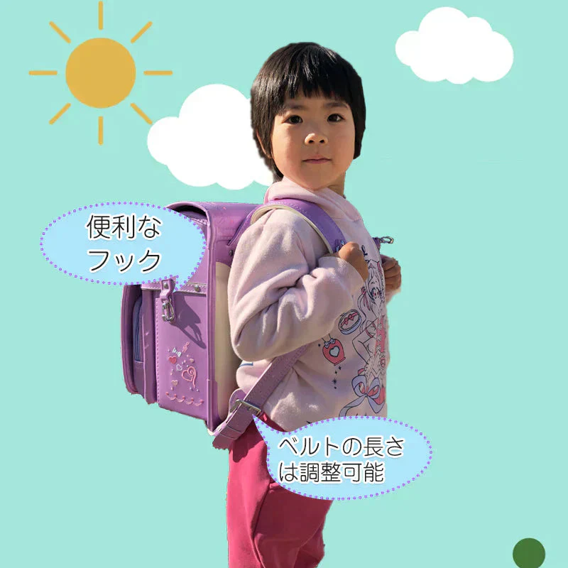 ランドセル マゼンダ 刺繍 女の子 可愛い 軽い 小学生 1年生から6年生 入学祝い 入学準備 リュック 撥水 通学バッグ ハート イラスト おしゃれ 色選べる 人気 流行り