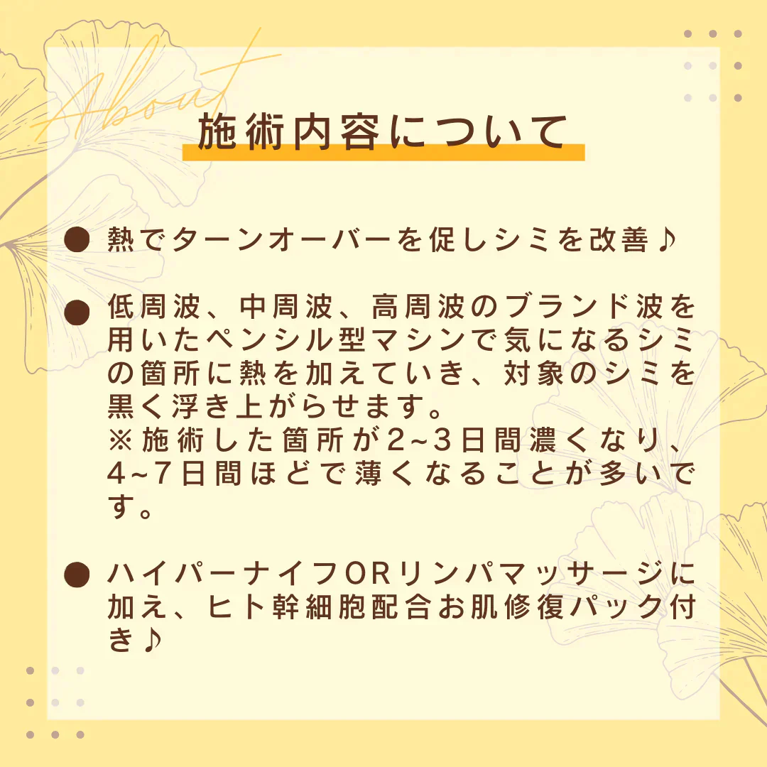 【再来限定】シミ徹底改善コース(ヒト幹細胞パック付)　【美容サロンチケット】美容/エステ/フェイシャルエステ/東京/新宿/メディカライクサロンSOU新宿