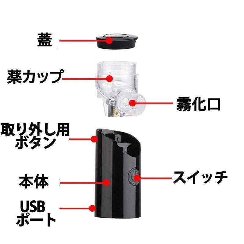 即納 抗乾燥空気デスクトップ加湿器 霧化器 美容スキンケア スチーム吸入器 乳児 小児用 携帯 旅行用 女性の友人への最高の贈り物 プレゼント 小型