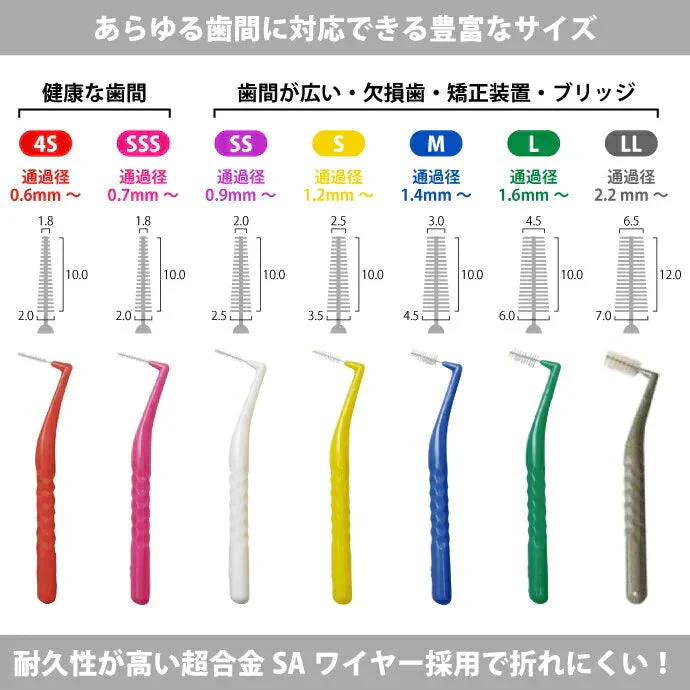 ライオン DENT.EX 歯間ブラシ LL 5箱セット（4本入×5個）【メール便送料無料】