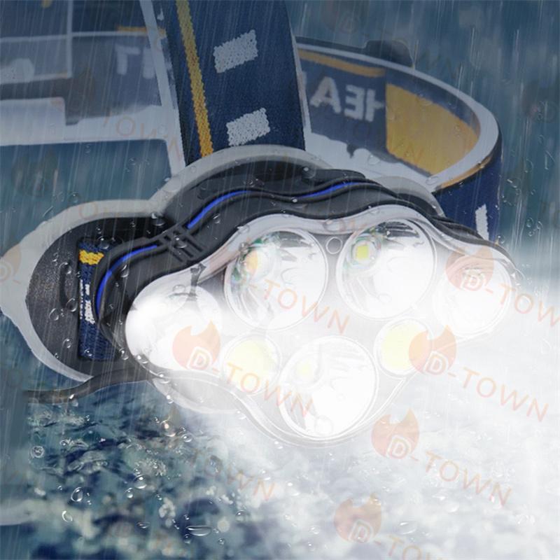 ヘッドライト ヘッドランプ usb充電式 大電力 8モード 18000ルーメン 高輝度 小型軽量 90°回転調整 防水 防塵 作業灯 登山 釣り ランニング 夜釣り キャンプ
