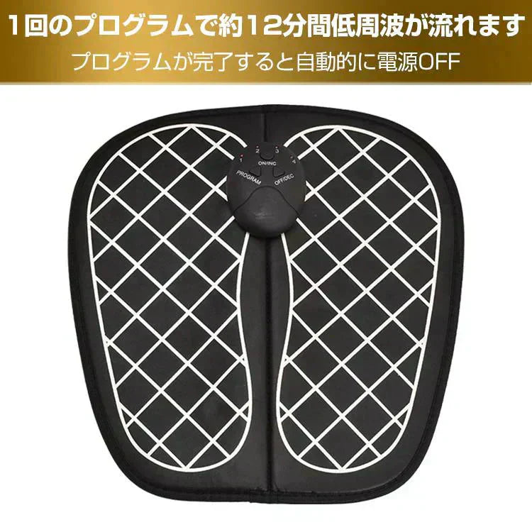ems 筋肉 足 裏 スタイル マット  筋トレ シート 脚 乗せるだけ 家 電気 刺激 トレーニング エクササイズ 美脚 フット マッサージ 筋トレ 【ご新規さん限定商品】
