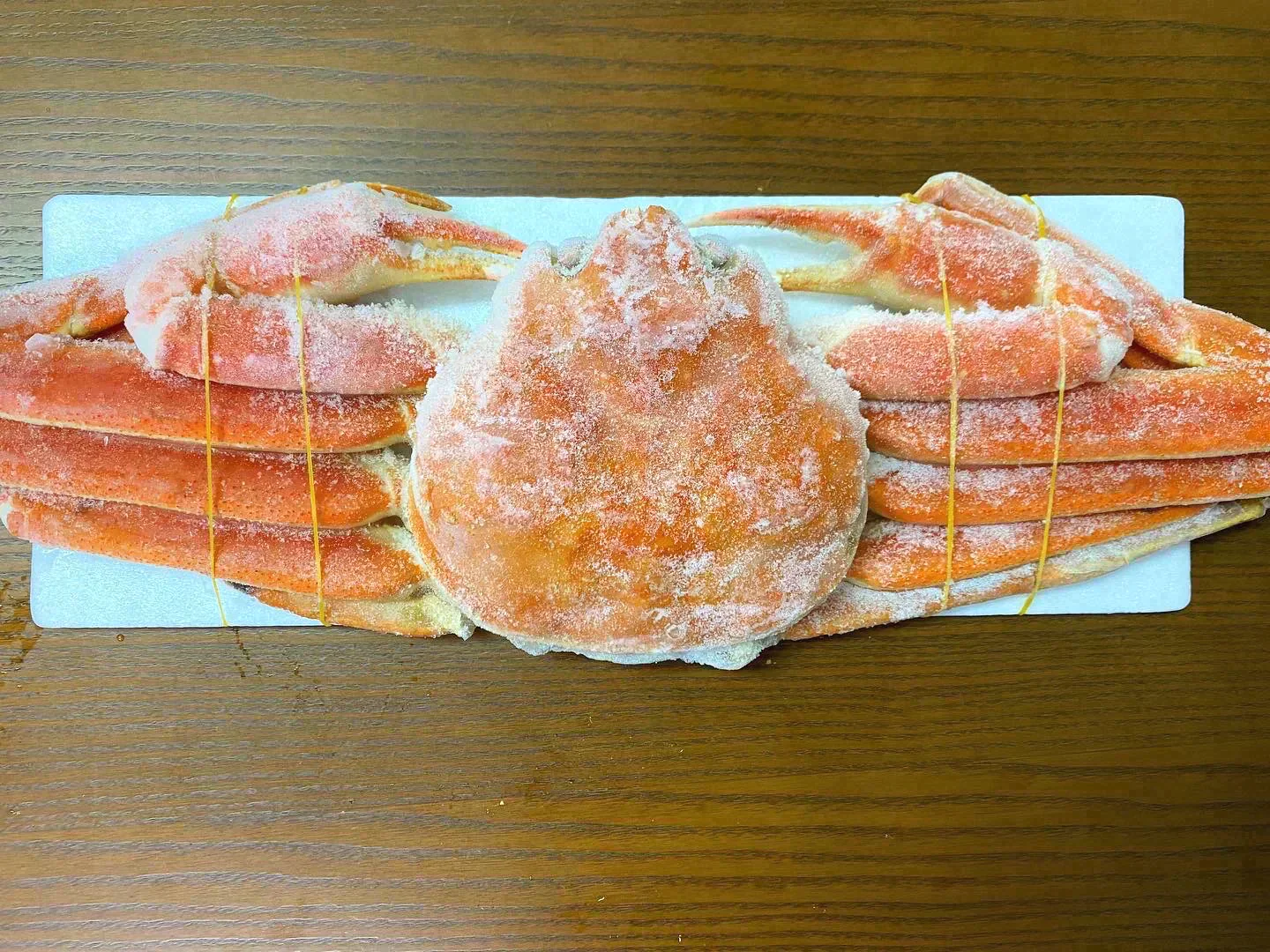 ボイル本ズワイ蟹　5㎏　発泡箱入り（1尾あたり約700g）