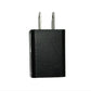 USB AC充電アダプター 1A USB1ポート 黒色 PSE認証 USB充電器 iPhone 充電器Type-C 急速 充電 アップル アンドロイド andoroid スマホ ipad チャージャ ポイント消化