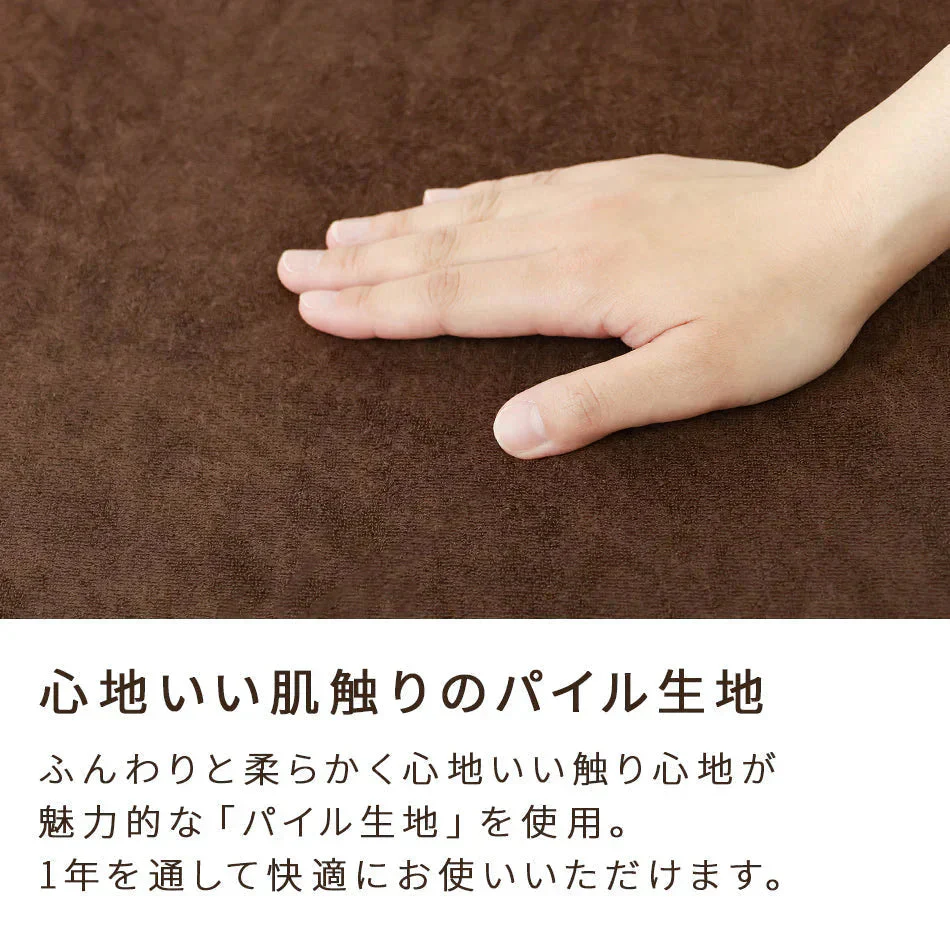 【丸形グレージュ】座布団 クッション 40×40 厚さ5cm 低反発 高反発 2層構造 低反発クッション 40cm フロアクッション おしゃれ スクエア ラウンド 北欧 モダン 四角 丸 円 コンパクト ウレタン 高反発 クッション 椅子 テレワーク
