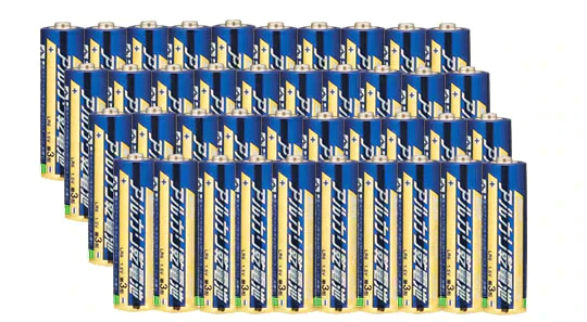 【40本でお得！単３形 】アルカリ乾電池　使用期限(製造より)５年　液漏れ防止強化　出力パワーアップ