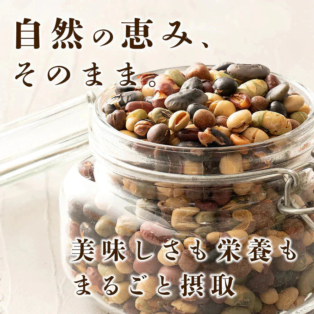 【予約注文11月17日以降順次発送】煌めき９種の国産煎り豆ミックス 300g | パクパク食べられるお手軽無添加ヘルシーなミックス煎り豆 送料無料 ポスト投函