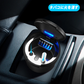 シルバー車用 灰皿 　蓋付き　小型　灰すて簡単　ドリンクホルダー型　LEDライト付き　ミニごみ箱　コンパクトアッシュトレイ　簡単お手入れ 車載　携帯 家庭用　吸殻 　軽量　大容量71.5*76.8MM(w124B)