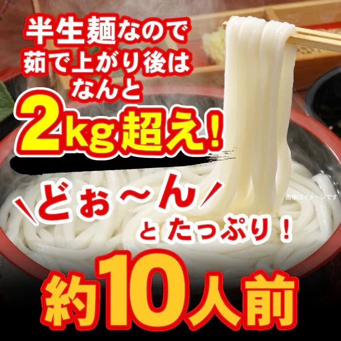 【グルメ大賞受賞】【訳あり】半生讃岐うどん 約10人前【半生麺】【並麺】【特産品・ご当地特集】