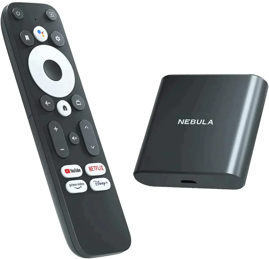 Anker Nebula Google chromecast 互換 ネビュラ 4K Streaming Dongle (Android TV 10.0搭載 ストリーミングドングル) D0480511 ブラック