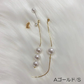 (Aゴールド*S)ピアス パール ロング 揺れる 2way パールピアス アシンメトリー ロングピアス 大ぶりイヤリング左右非対称 かわいい